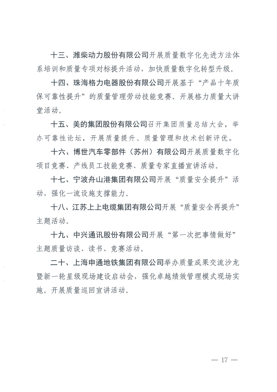 市場(chǎng)監(jiān)管總局等21個(gè)部委(部門)發(fā)文部署開展2022年全國“質(zhì)量月”活動(dòng)(國市監(jiān)質(zhì)發(fā)〔2022〕76號(hào))